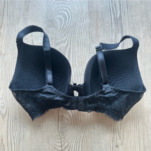 Victoria’s Secret Dream Angels Perfect Coverage lace bra 32DD black VS padded - Picture 5 of 9